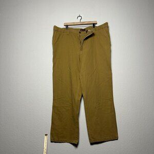 NWT Oak Hill Khaki Work Dress Pants Mens 48x32 Brown Casual Wedding Large Chino